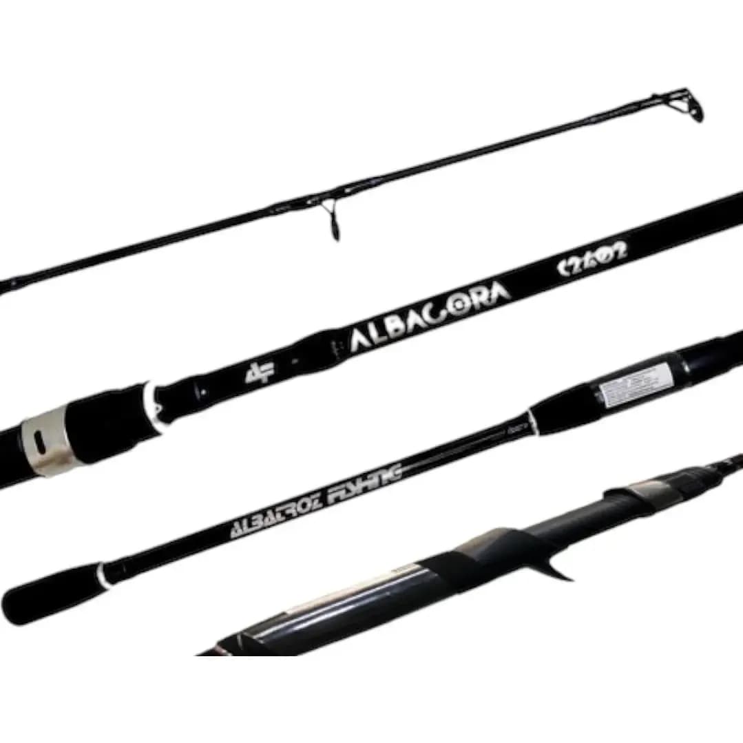 Vara Albacora Albatroz  2,40mt Carbono 50lbs Pesqueiro Tamba