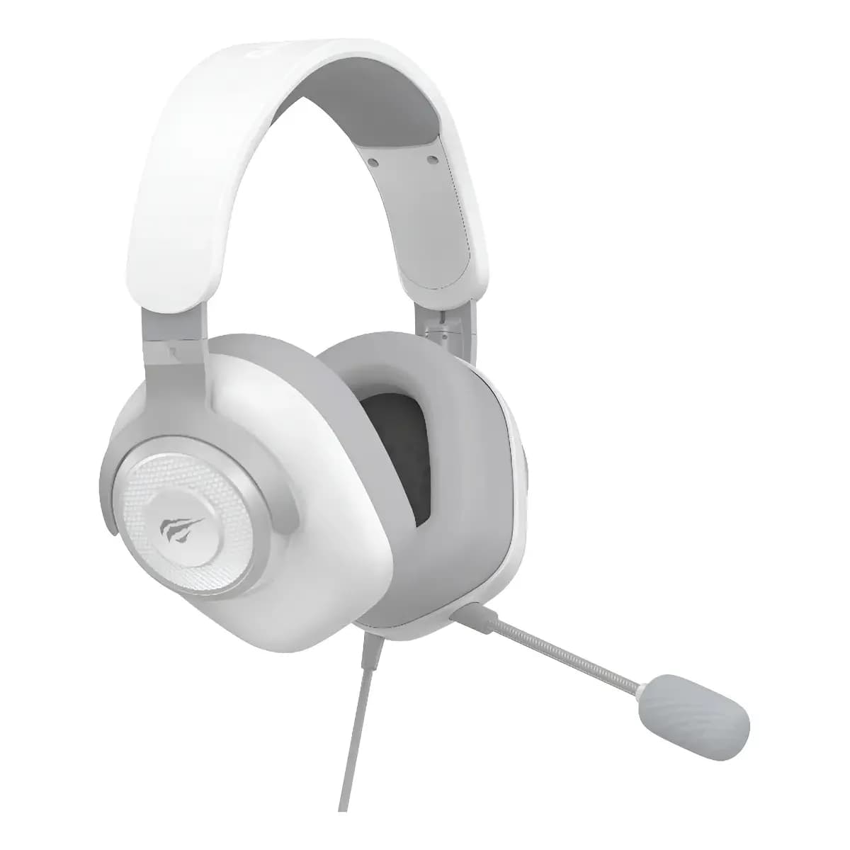 Fone de Ouvido Gamer Havit H2230D 7.1 P3 50mm para PC e Consoles Cor Branco