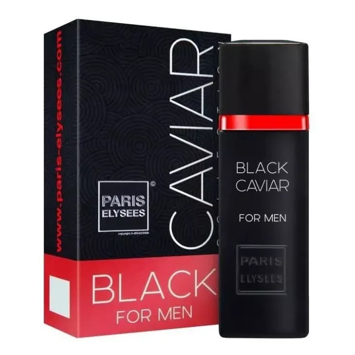 Perfume Black Caviar Paris Elysees Masculino Intense 100ml