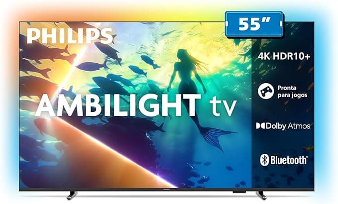 Smart Tv 55" Philips Ambilight 4K (55PUG8100/78