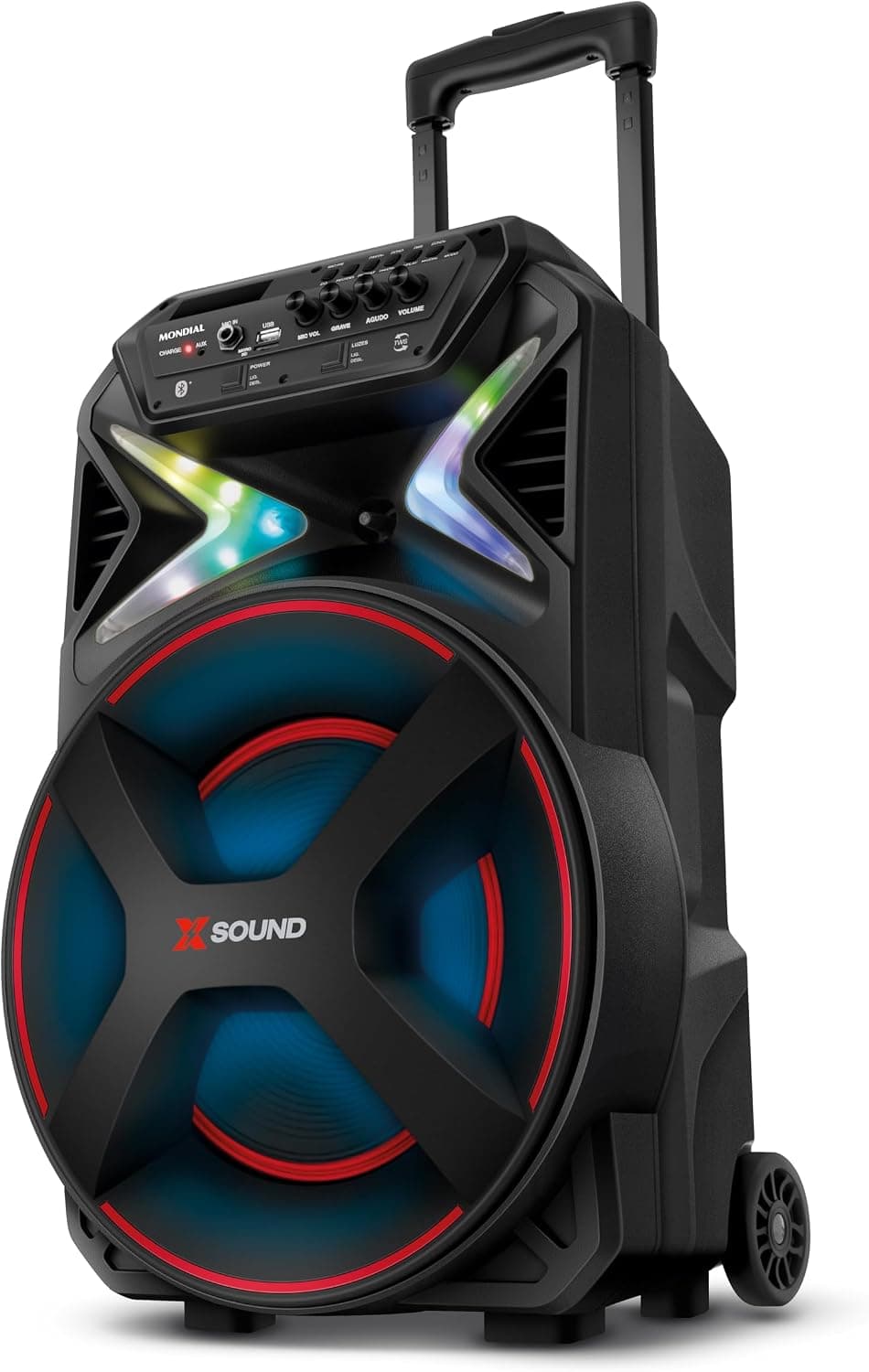 Mondial, Caixa Amplificada Xsound, Preto, 500W Rms, Bivolt - Cm-500-N